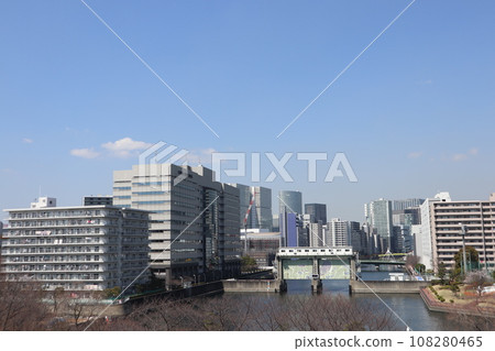 Shinagawa Seaside cityscape Shinagawa Seaside cityscape 108280465