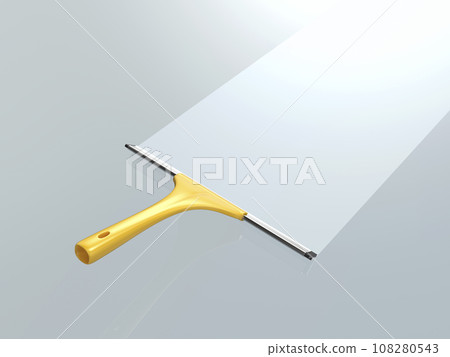 Cleaning glass with squeegee Cleaning glass with squeegee 108280543