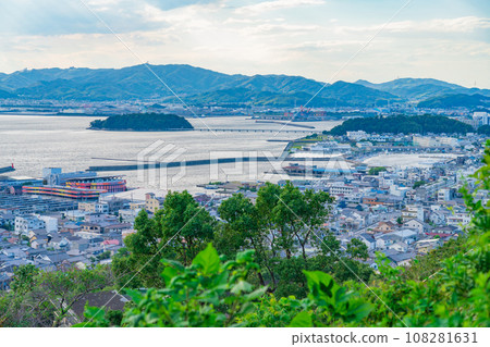 Gamagori cityscape, view from Koboyama Observation Deck (Gamagori City, Aichi Prefecture) Gamagori cityscape, view from Koboyama Observation Deck (Gamagori City, Aichi Prefecture) 108281631
