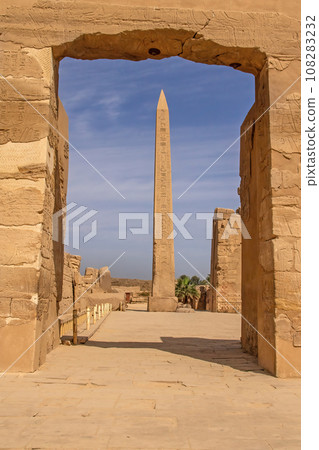 Hatshepsut's Obelisk in Karnak temple, Luxor, Egypt Hatshepsut's Obelisk in Karnak temple, Luxor, Egypt 108283232