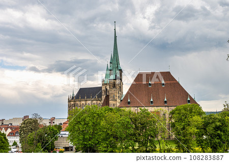 Erfurt Cathedral and Collegiate Church of St Mary, Erfurt, Germany. Erfurt Cathedral and Collegiate Church of St Mary, Erfurt, Germany. 108283887