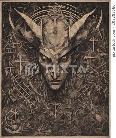 Abstract Depiction of the Devil 108285566