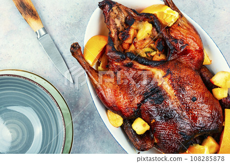 Roast Christmas duck Roast Christmas duck 108285878