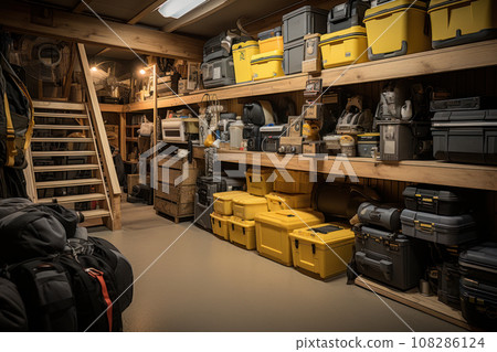 Storeroom with things 108286124