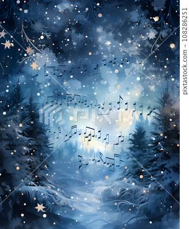 Poster, banner, background for concert, performance, opera, classical music 108286251