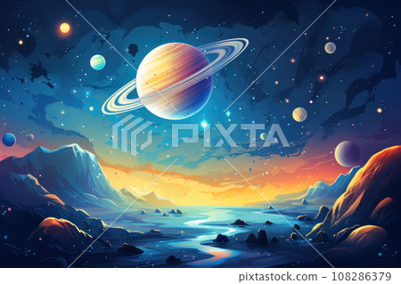 Mysterious universe, vast space 108286379