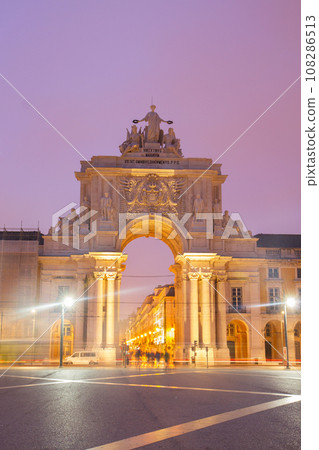 Rua Augusta Arch in Lisbon, Portugal Rua Augusta Arch in Lisbon, Portugal 108286513