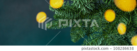 Fir branches background Fir branches background 108286638