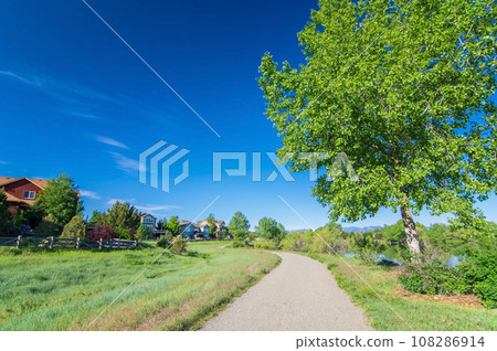 A refreshing morning promenade A refreshing morning promenade 108286914