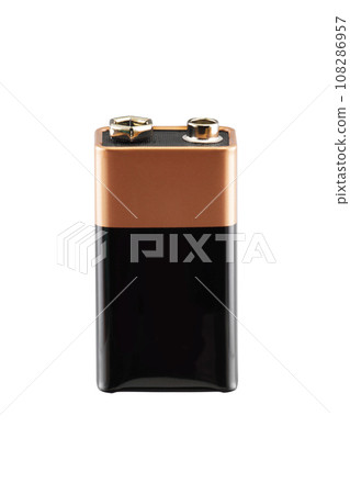 9 volt alkaline battery with male and female terminals 108286957