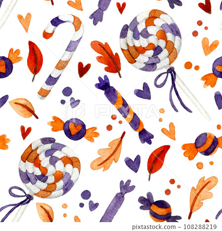 halloween, pattern, candy 108288219
