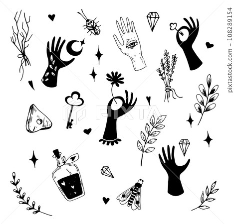 magic, set, icon 108289154