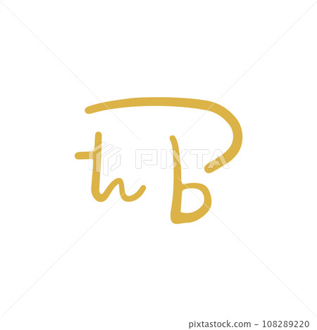 Handwritten healing dragon character “te” 108289220