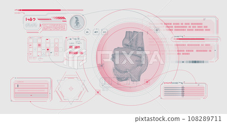 Sci-fi medical research program interface. 108289711