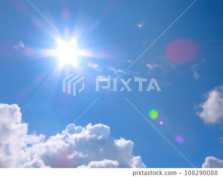 Sun and clouds 108290088