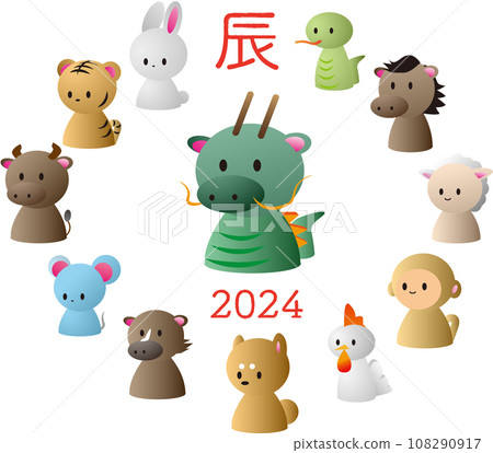 2024 zodiac circle year 2024 zodiac circle year 108290917