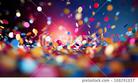 Colorful sprinkle background "AI generated image" 108291837