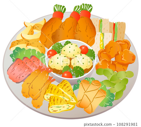 開胃小菜的插圖 108291981