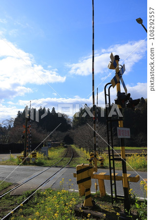 鄉村車站及鐵路道口景觀 鄉村車站及鐵路道口景觀 108292557