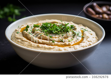 Baba Ganoush. Eastern Mediterranean grilled eggplant dip. Vegetarian starter food Baba Ganoush. Eastern Mediterranean grilled eggplant dip. Vegetarian starter food 108292678