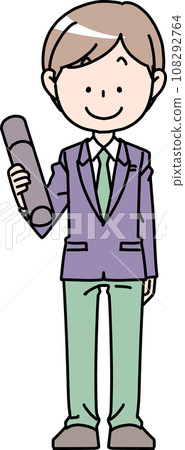 畢業典禮男學生西裝外套 108292764