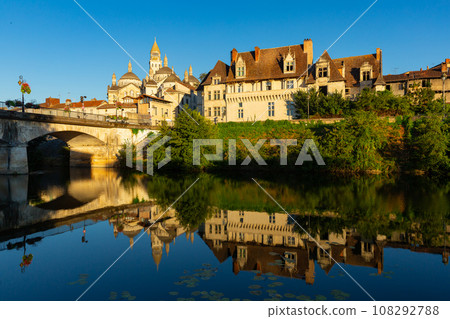 Saint Front Cathedral in Perigueux in the morning, Dordogne 108292788