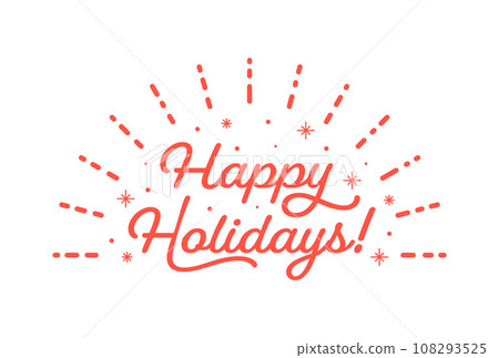 節日快樂!-簡單的節日/聖誕節問候信和閃閃發光的裝飾品 節日快樂!-簡單的節日/聖誕節問候信和閃閃發光的裝飾品 108293525