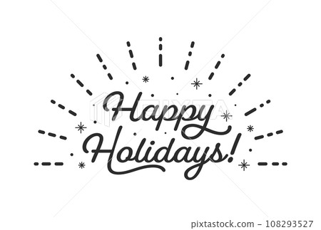 節日快樂!-簡單的節日/聖誕節問候信和閃閃發光的裝飾品 節日快樂!-簡單的節日/聖誕節問候信和閃閃發光的裝飾品 108293527