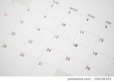 calendar page date background business planning appointment meeting concept 108296363