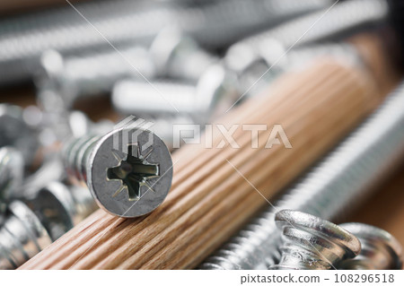 Assembly furniture tool kit with screw dowel and bolt 108296518