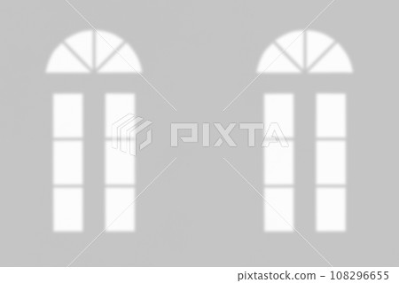 Window shadow drop on white wall background Window shadow drop on white wall background 108296655