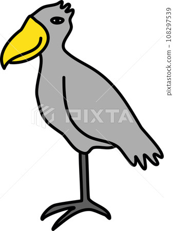 側身鯨頭鸛的插圖 108297539