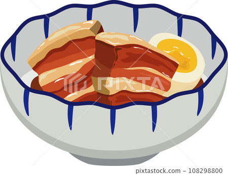 日式小碗雞蛋紅燒肉 日式小碗雞蛋紅燒肉 108298800