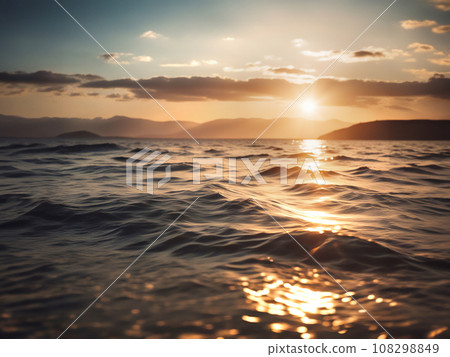 在海上日落 在海上日落 108298849