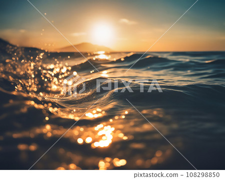 日落照亮的大海 日落照亮的大海 108298850