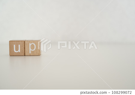 Alphabet letters made from building blocks UP Alphabet letters made from building blocks UP 108299072