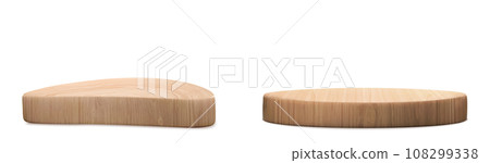 3D wooden podiums set 108299338