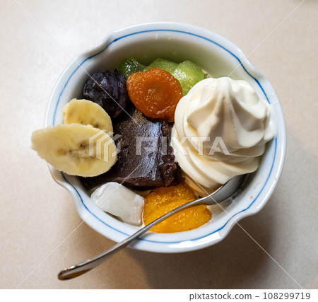 Fruit cream Anmitsu Fruit cream Anmitsu 108299719