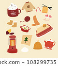 winter item set illustration icon  108299735