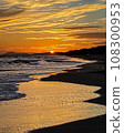 beautiful beach sunset beautiful beach sunset 108300953