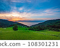Sunrise seen from rice terraces Sunrise seen from rice terraces 108301231
