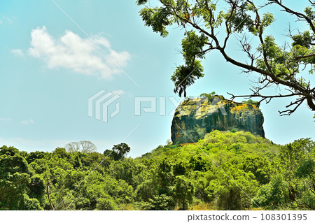 Sigiriya Rock, a world heritage site in Sri Lanka 108301395