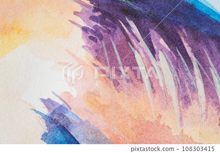 Watercolor paint stains. Background with faint texture and distressed vintage grunge and watercolor paint stains in elegant. Watercolor paint stains. Background with faint texture and distressed vintage grunge and watercolor paint stains in elegant. 108303415