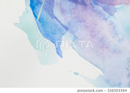 Watercolor paint stains. Background with faint texture and distressed vintage grunge and watercolor paint stains in elegant. Watercolor paint stains. Background with faint texture and distressed vintage grunge and watercolor paint stains in elegant. 108303564