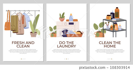 Laundry. Vector illustration. A mess dirty clothes be transformed into neat pile Messy laundry rooms require organization Cloth selection affects laundry process Laundromats provide self-service Laundry. Vector illustration. A mess dirty clothes be transformed into neat pile Messy laundry rooms require organization Cloth selection affects laundry process Laundromats provide self-service 108303914