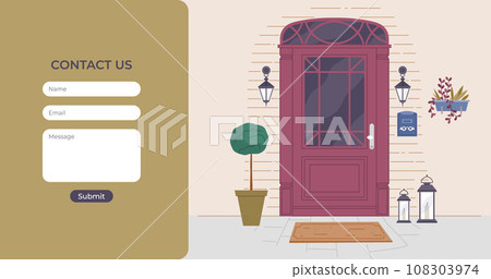 Contact us. Vector illustration. Connect to world possibilities through our reliable internet services. Contact us form. Explore limitless opportunities cyberspace with our online platform Contact us. Vector illustration. Connect to world possibilities through our reliable internet services. Contact us form. Explore limitless opportunities cyberspace with our online platform 108303974