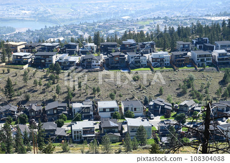 City of Kamloops, BC, CANADA. Kamloops cityscape. Canadian city of Kamloops in British Columbia City of Kamloops, BC, CANADA. Kamloops cityscape. Canadian city of Kamloops in British Columbia 108304088