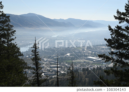 City of Kamloops, BC, CANADA. Kamloops cityscape. Canadian city of Kamloops in British Columbia 108304143