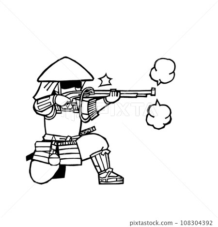 足輕(鐵炮花夏,左座,單色) 足輕(鐵炮花夏,左座,單色) 108304392