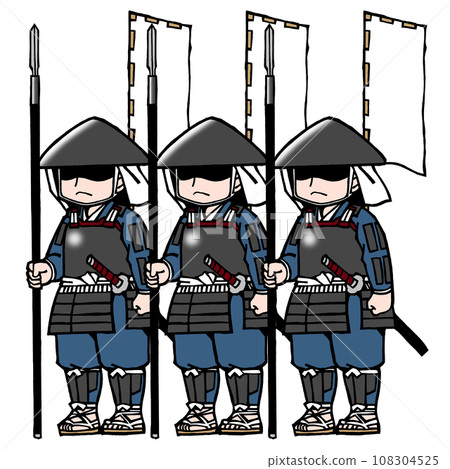 Ashigaru set (spear/right 108304525